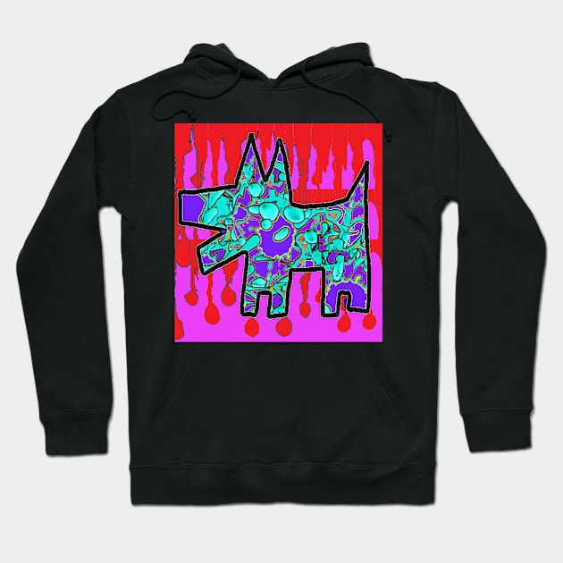 purple puppy 24 Hoodie by LowEndGraphics